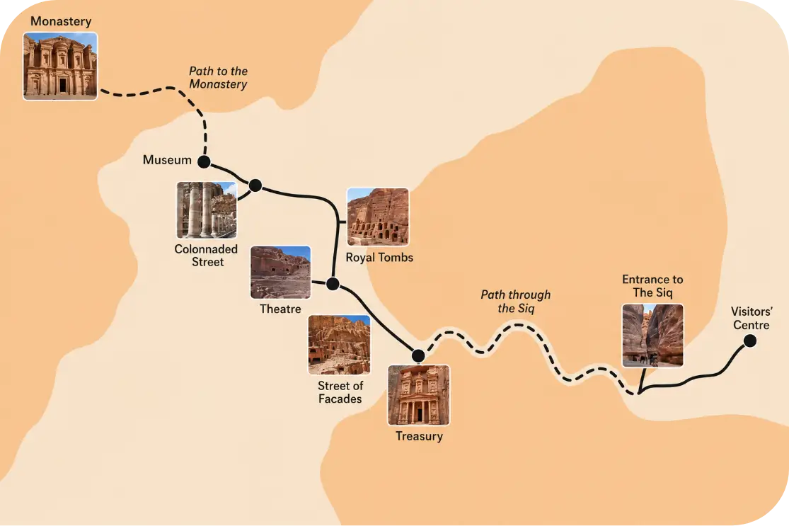 Petra map